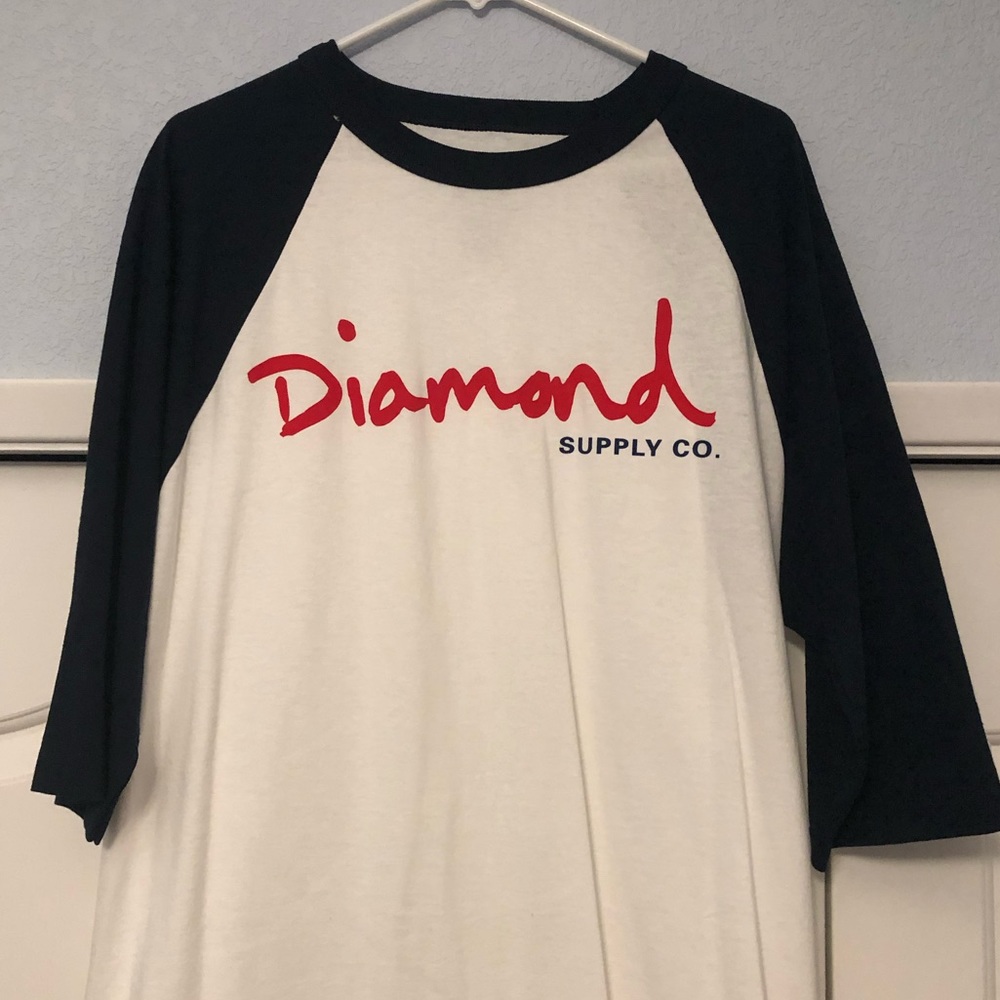 Diamond Supply Co. 3/4 Sleeve Tee